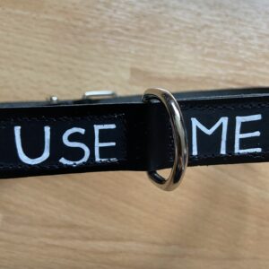 Use Me bondage collar (or own message)